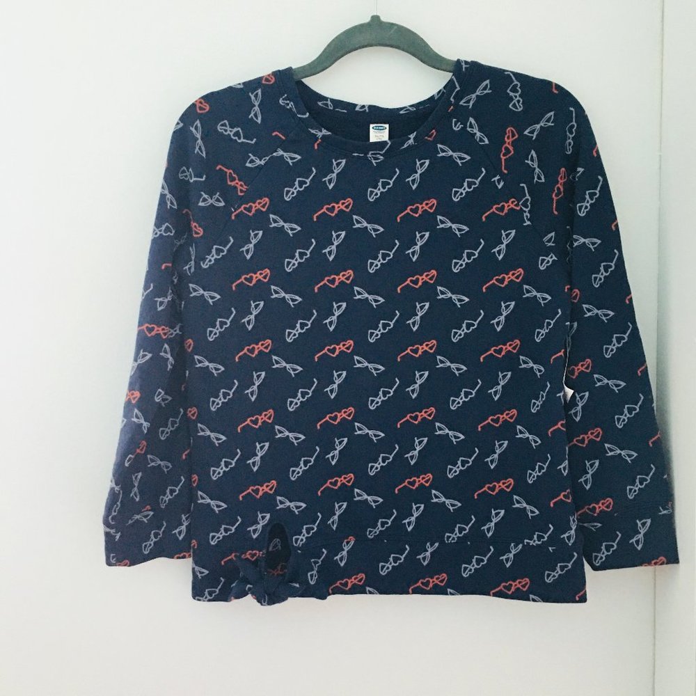 BRAND NEW shirt with glasses print